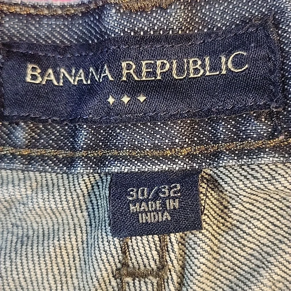Banana Republic Blue Straight Jeans Timeless‎ Style
